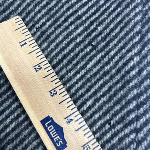 Vintage Bromleigh Coat ILGWU Union Made Gray Stripe Scarf Pure Wool Small/Medium - Picture 7 of 16